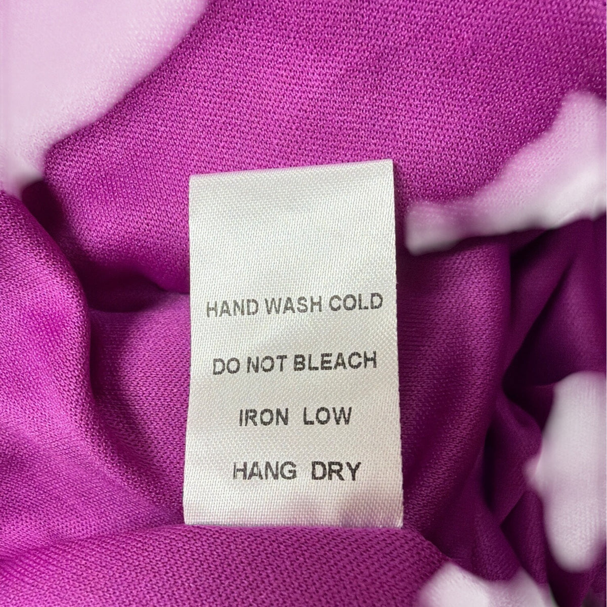 Luxxel Purple Polyester Plunge Neck Dress With Ruched Details & Open Back Sz L