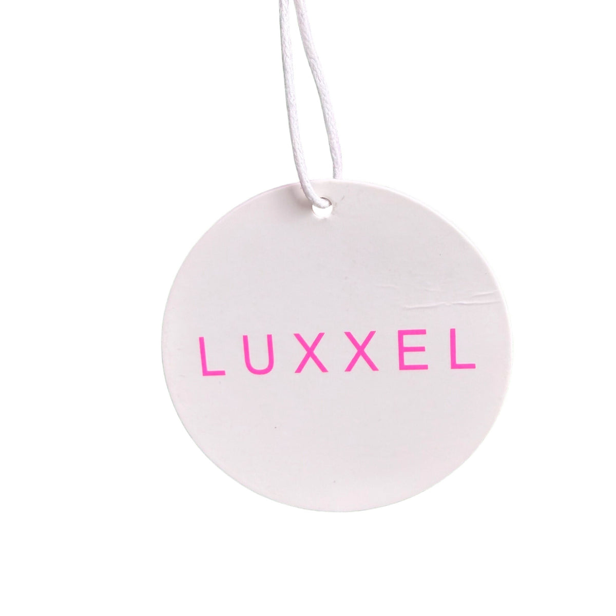 Luxxel Purple Polyester Plunge Neck Dress With Ruched Details & Open Back Sz L