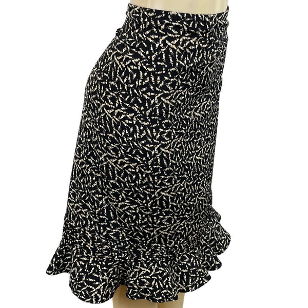 Danny & Nicole Women's Black Flounce Skirt Sz 24W (EUR 44) - NWT