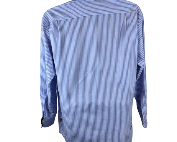 English Laundry Men's Blue Shirt Long Sleeve Size 16.5 32/33