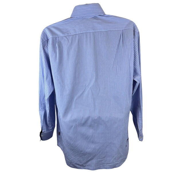 English Laundry Men's Blue Shirt Long Sleeve Size 16.5 32/33