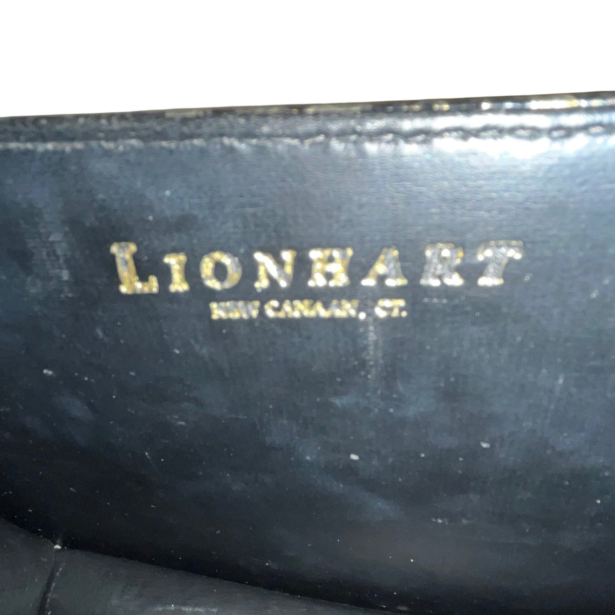 Lionhart Women’s Gold Snake Print Leather With Gold Heart Clasp Crossbody Bag