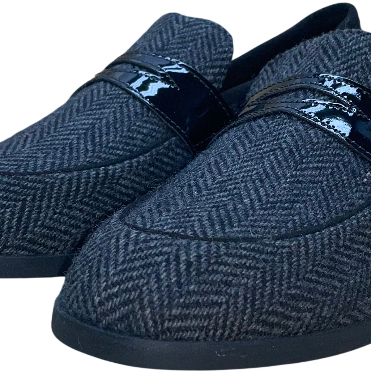 Clarks Women’s Gray Polyester Blend Casual Slip-On Loafers Size 7.5