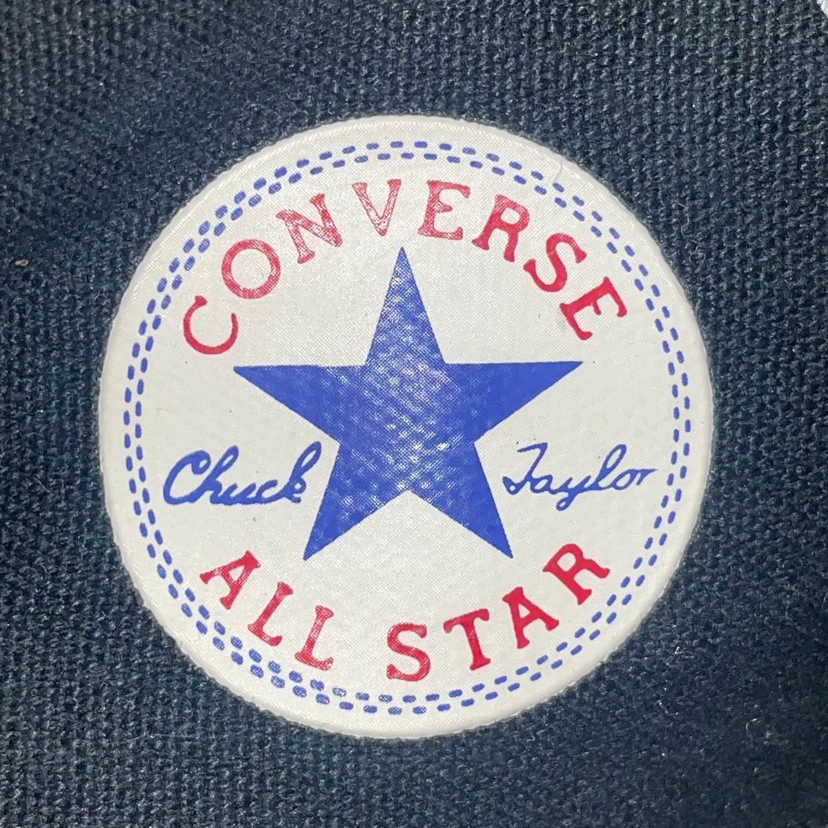 Converse Men Black Canvas Athletic Sneakers Rubber Sole Size 5.5