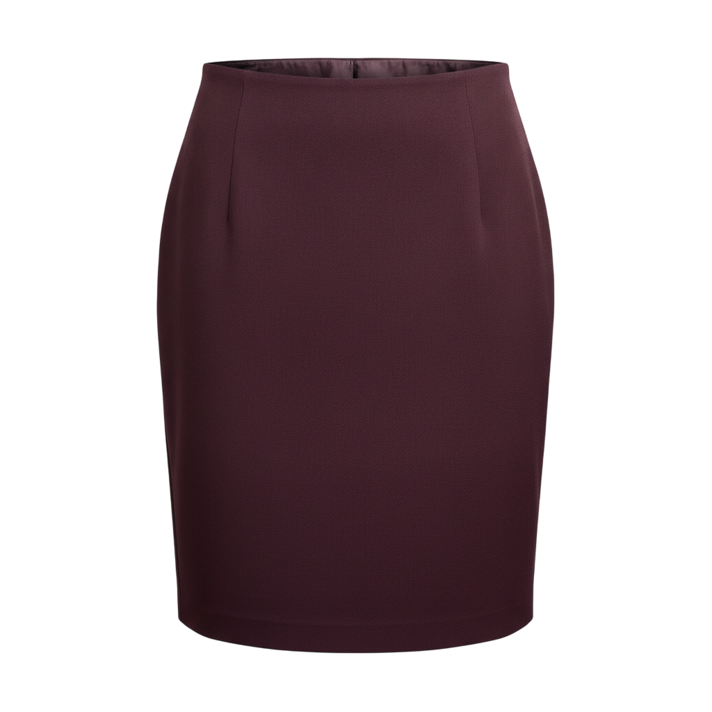 White House Black Market Women’s Red Polyester Classic Pencil Skirt Size 12