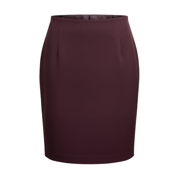 White House Black Market Women’s Red Polyester Classic Pencil Skirt Size 12