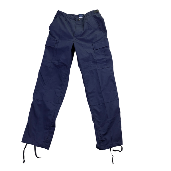 Propper Men’s Blue Cotton Classic Cargo Pants with Multiple Pockets Size S