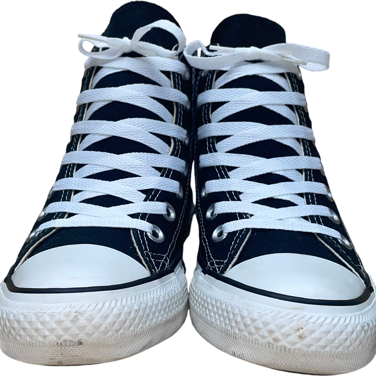 Converse Men Black Canvas Athletic Sneakers Rubber Sole Size 5.5