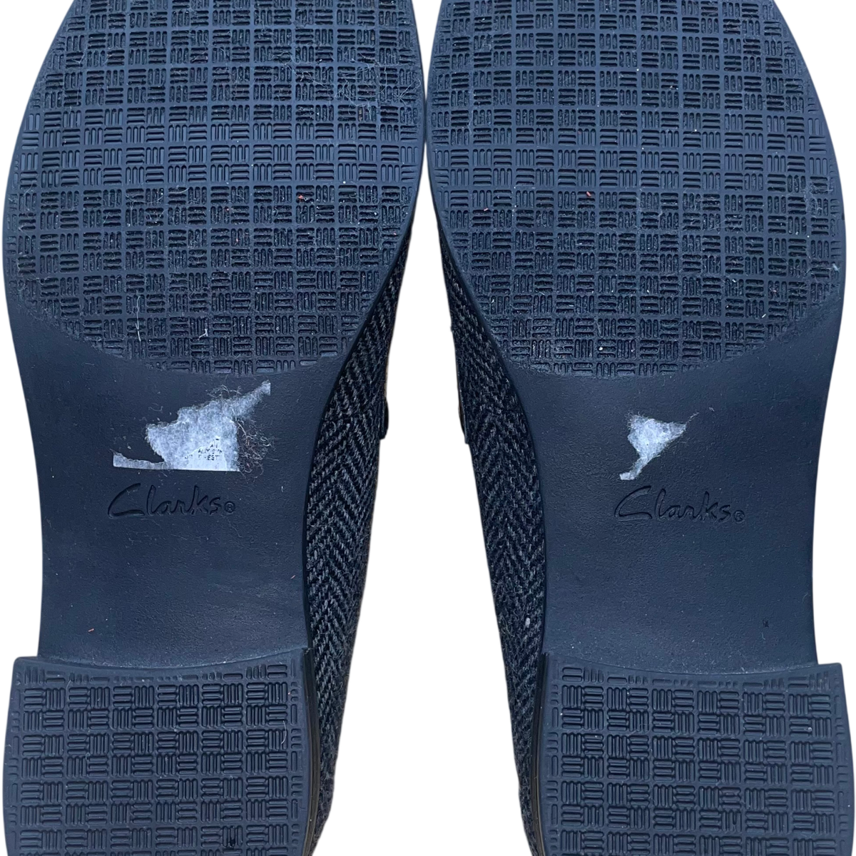 Clarks Women’s Gray Polyester Blend Casual Slip-On Loafers Size 7.5