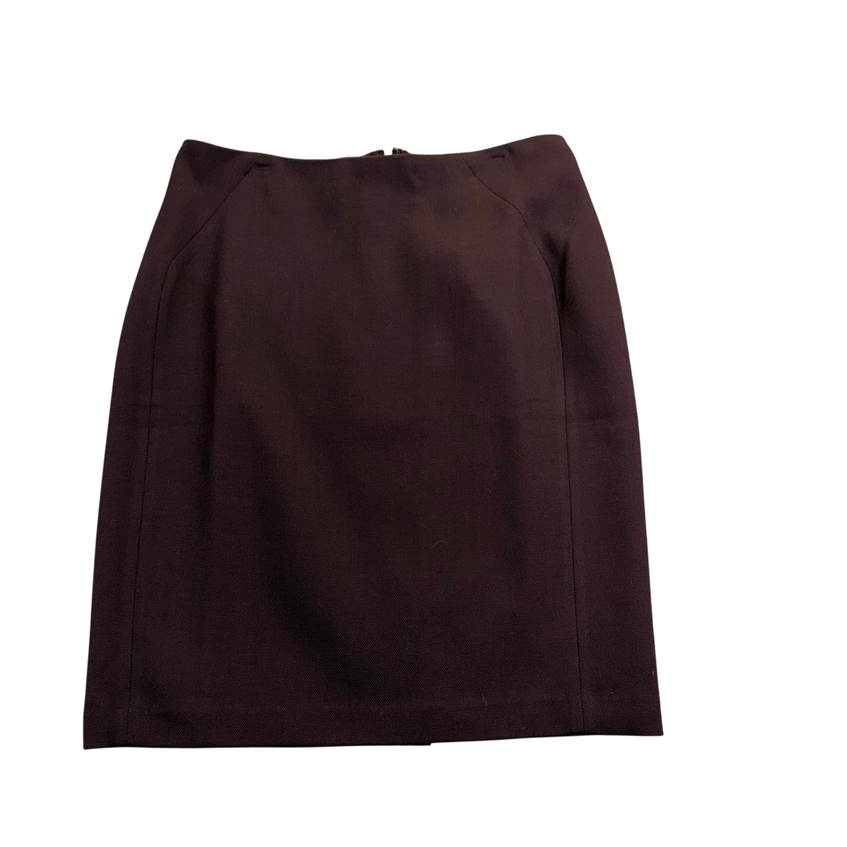 White House Black Market Women’s Red Polyester Classic Pencil Skirt Size 12
