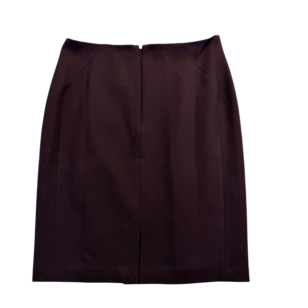 White House Black Market Women’s Red Polyester Classic Pencil Skirt Size 12