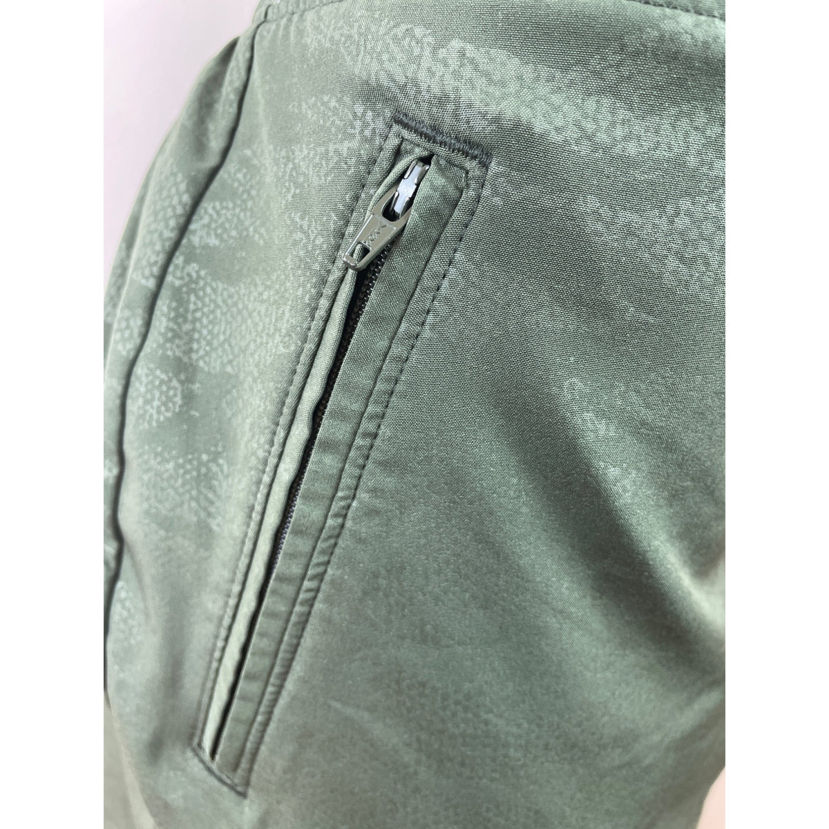 Orvis Women's Olive Green Tube Skirt With Built-In Shorts & Zipped Pockets Sz L