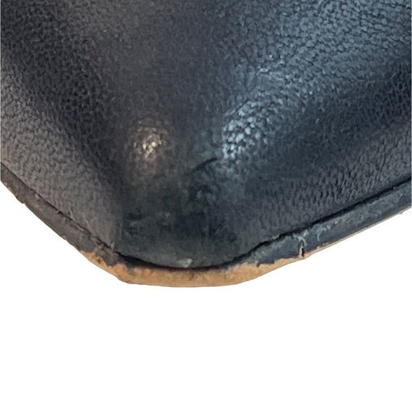 Vince Camuto Women's Black Leather Wedge Heeled Booties Sz 7M
