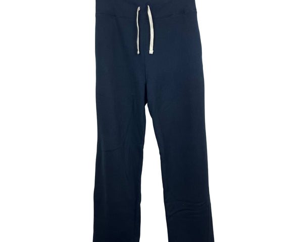 Black Cotton Blend Drawstring Sweatpants With Adjustable Hems XL Comfortable Casual Lounge Bottoms