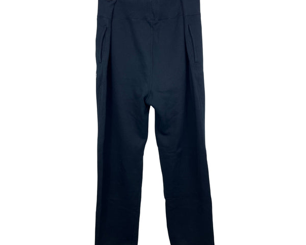 Black Cotton Blend Drawstring Sweatpants With Adjustable Hems XL Comfortable Casual Lounge Bottoms