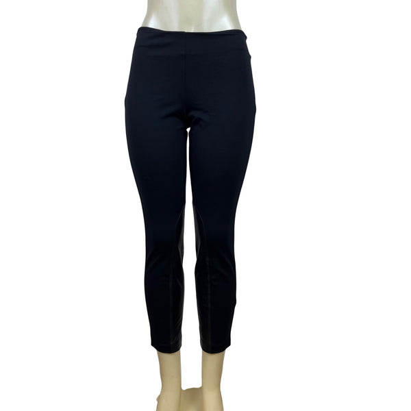 J.Crew Womens Black Viscose Blend Ankle Slim Pants Size 10