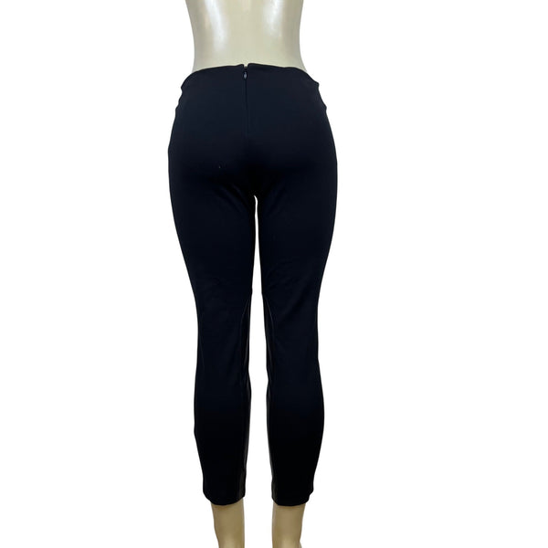 J.Crew Womens Black Viscose Blend Ankle Slim Pants Size 10