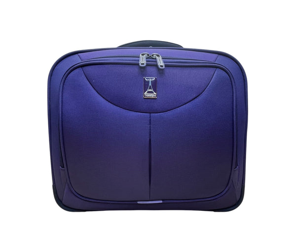 Travelpro Unisex Purple With Dual Zippers Rolling Carry-On Luggage Size M