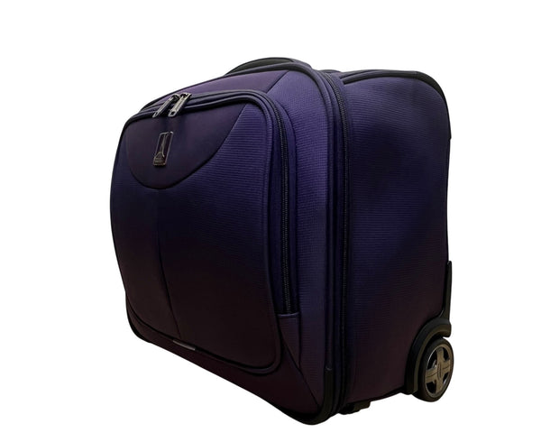 Travelpro Unisex Purple With Dual Zippers Rolling Carry-On Luggage Size M