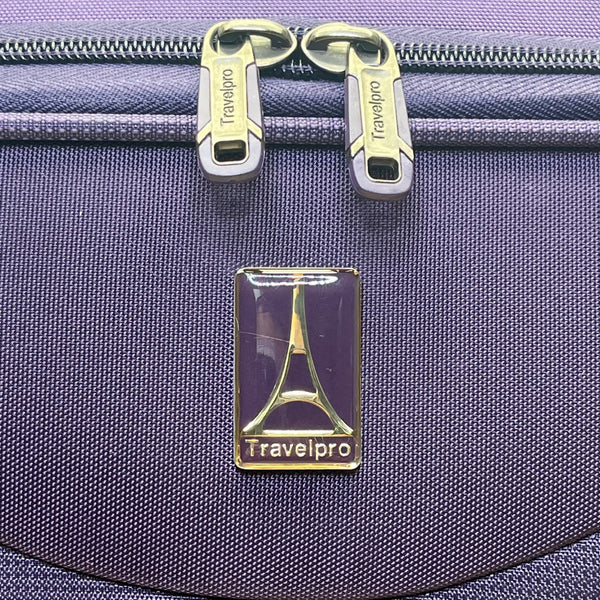 Travelpro Unisex Purple With Dual Zippers Rolling Carry-On Luggage Size M