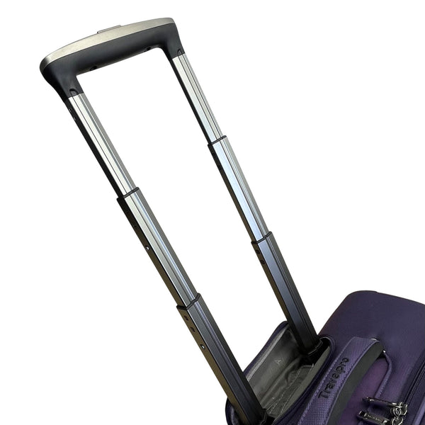 Travelpro Unisex Purple With Dual Zippers Rolling Carry-On Luggage Size M