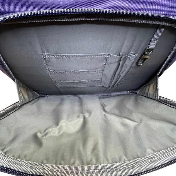 Travelpro Unisex Purple With Dual Zippers Rolling Carry-On Luggage Size M