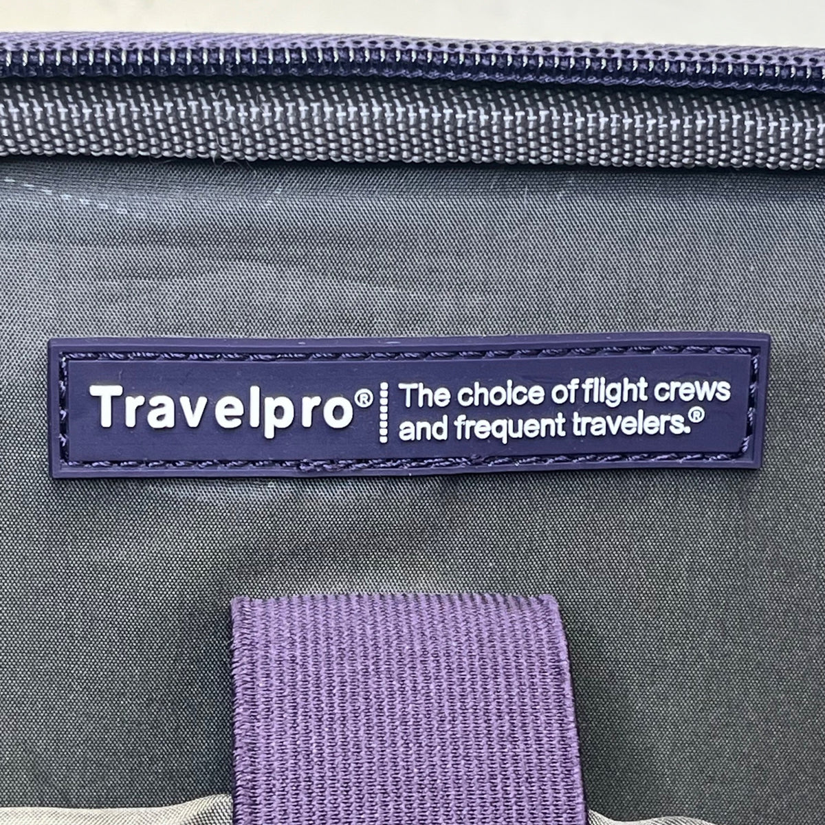 Travelpro Unisex Purple With Dual Zippers Rolling Carry-On Luggage Size M