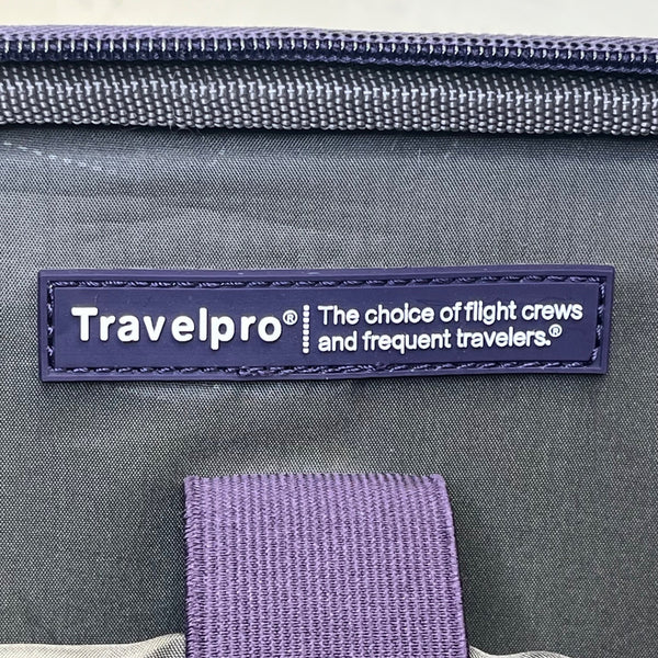 Travelpro Unisex Purple With Dual Zippers Rolling Carry-On Luggage Size M