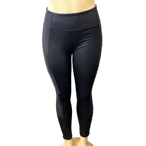 Althleta Women's High Rise Black Delancey Moto Tight Leggings Sz S/P