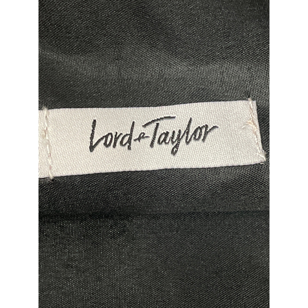 Lord & Taylor Womens Black & Grey Faux Leather & Suede Foldover Clutch Bag With Tassel