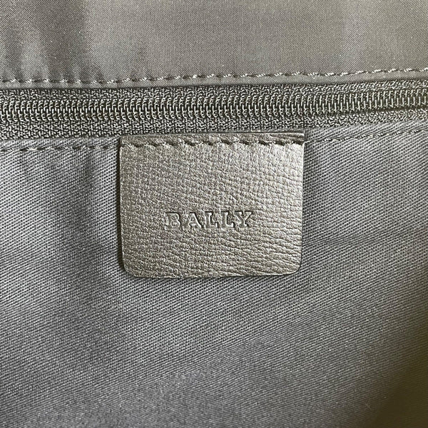 Bally Women’s Black Nylon With Leather Handles Tote Bag Size L