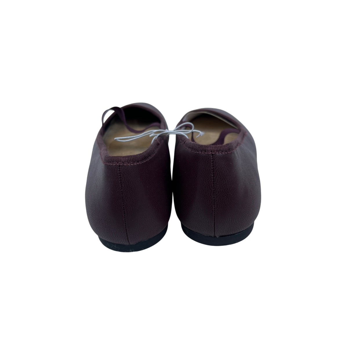 Old Navy Womens Wine Faux Leather Mary Jane Ballet Flats Size 7.5