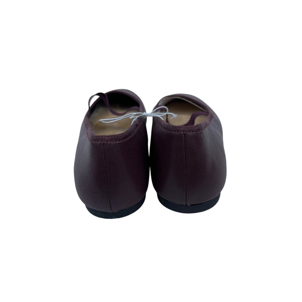 Old Navy Womens Wine Faux Leather Mary Jane Ballet Flats Size 7.5