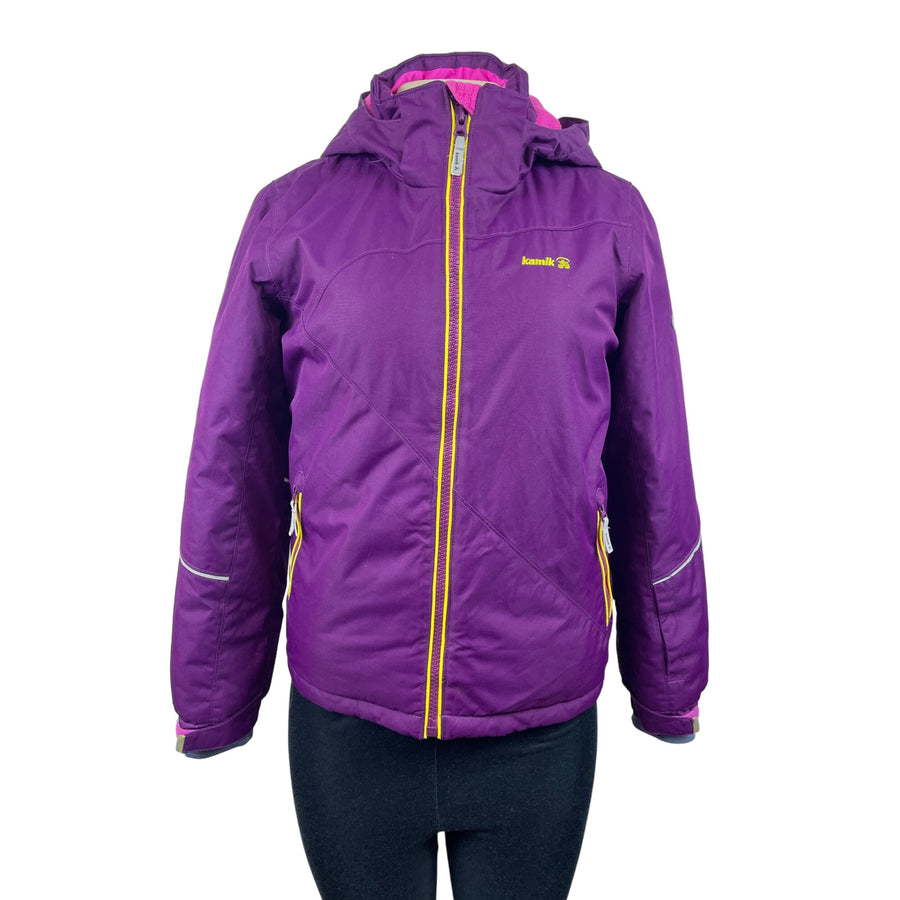 Kamik Youth Girl’s Purple Zip Up Long Sleeve Hoodie Jacket Size 12