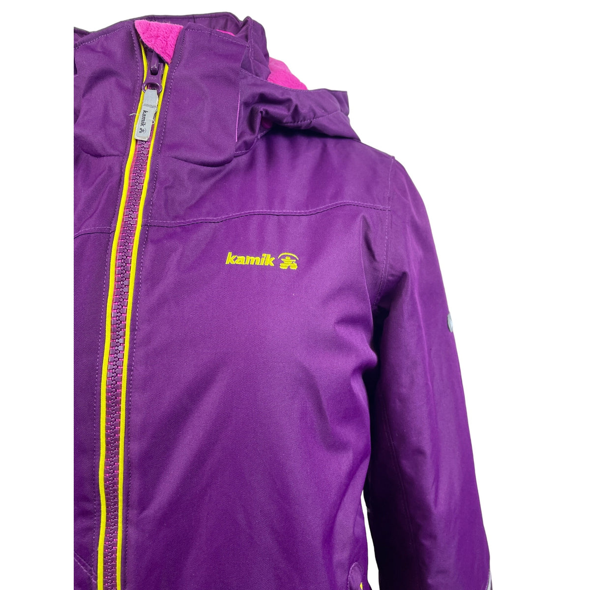 Kamik Youth Girl’s Purple  Zip Up Long Sleeve Hoodie Jacket Sz 12