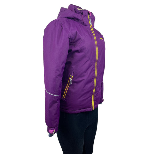 Kamik Youth Girl’s Purple  Zip Up Long Sleeve Hoodie Jacket Sz 12