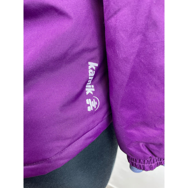 Kamik Youth Girl’s Purple  Zip Up Long Sleeve Hoodie Jacket Sz 12