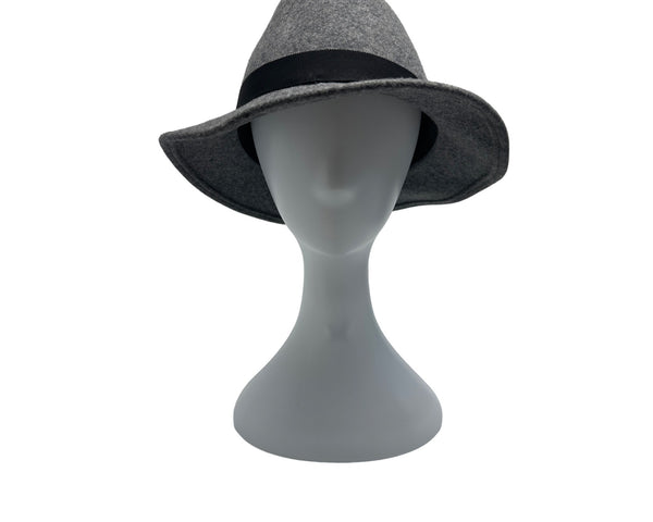 Brigthes Georgeet Clyne Fine Clothes Gray Felt Fedora Hat
