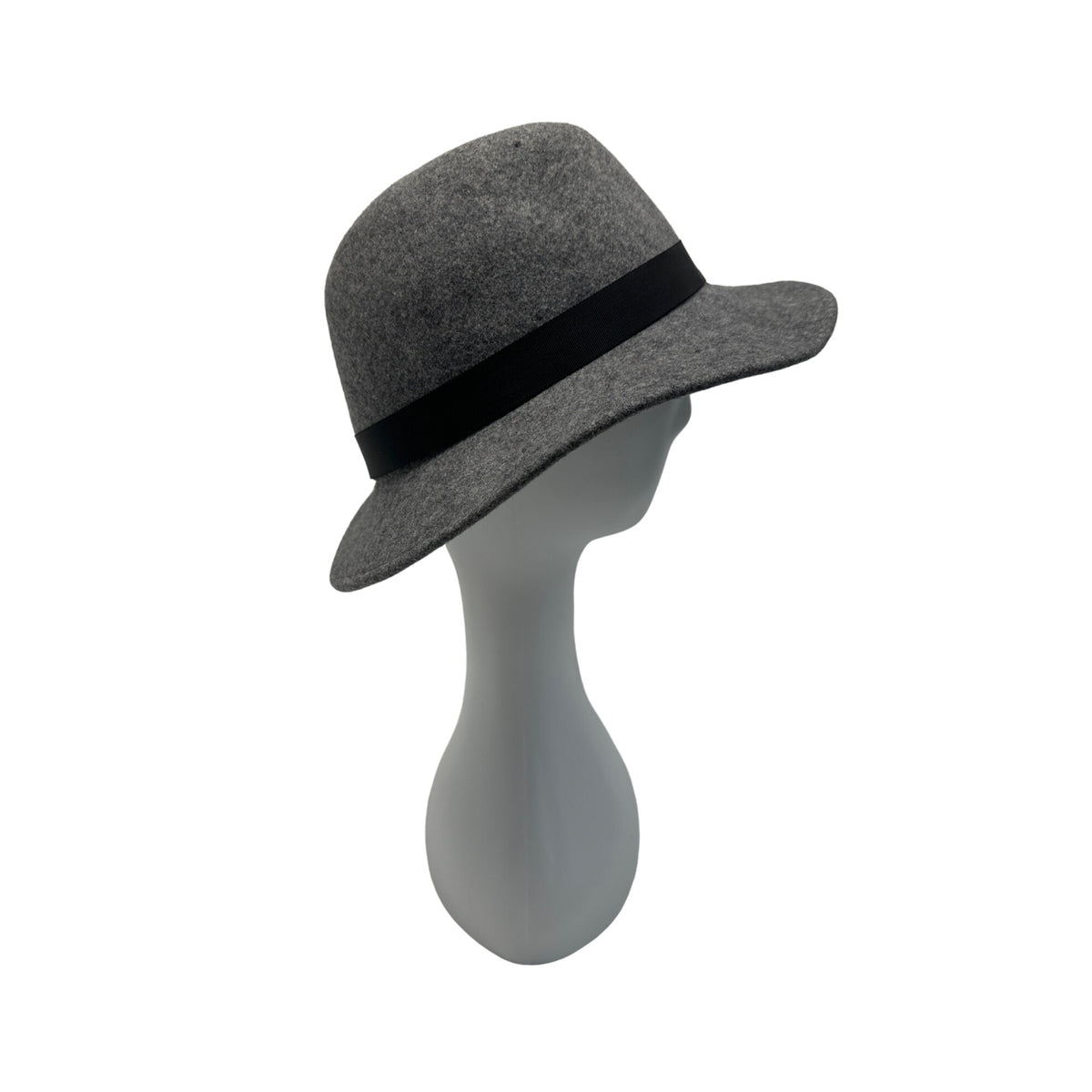 Brigthes Georgeet Clyne Fine Clothes Gray Felt Fedora Hat