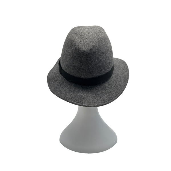 Brigthes Georgeet Clyne Fine Clothes Gray Felt Fedora Hat
