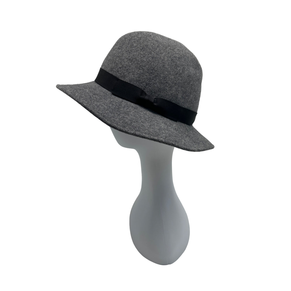 Brigthes Georgeet Clyne Fine Clothes Gray Felt Fedora Hat