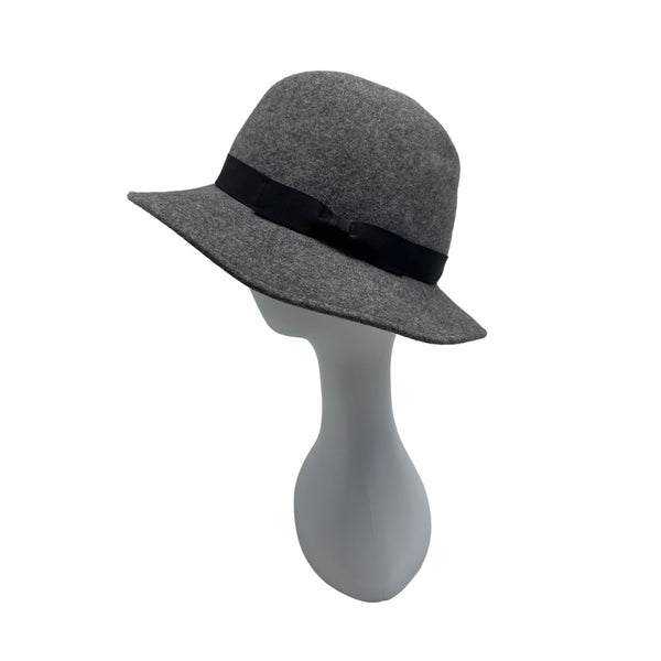 Brigthes Georgeet Clyne Fine Clothes Gray Felt Fedora Hat