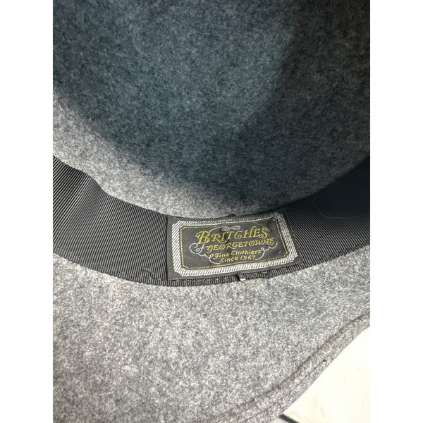 Brigthes Georgeet Clyne Fine Clothes Gray Felt Fedora Hat