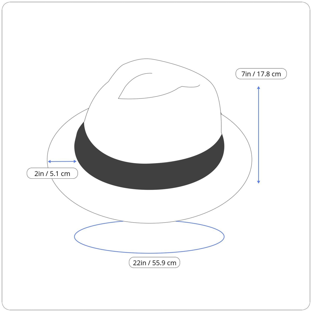 Brigthes Georgeet Clyne Fine Clothes Gray Felt Fedora Hat