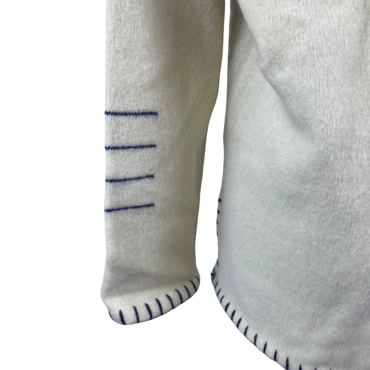 Ralph Lauren Women's Multicolor Knit Hoodie Sweater Striped Half Zip Size XL