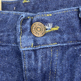 Vtg 90s Y2K Lee 34x30 Mens Regular Fit Straight Leg Jeans Dark Blue Denim New