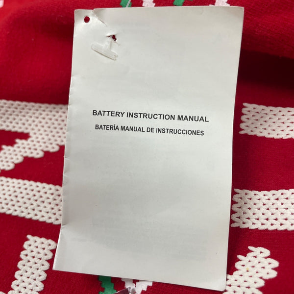 Freeze Women's Red Christmas Sweater "Ive Been Good-Ish" Large - New