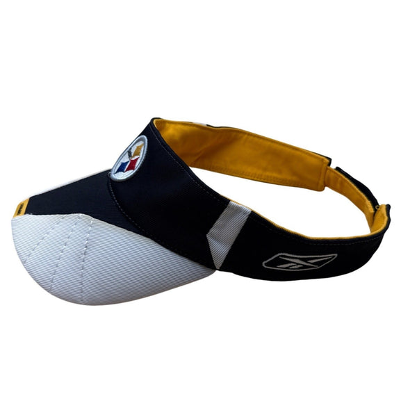 Pittsburgh Steelers NFL Reebok Authentic Sideline Visor Black/White/Yellow