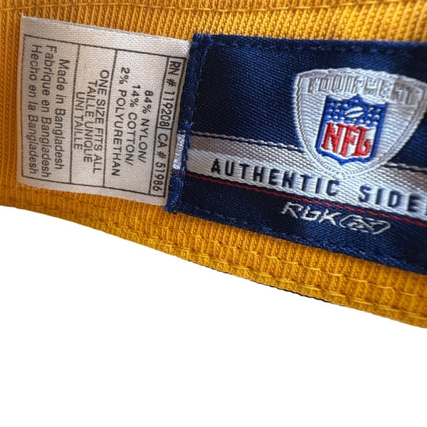Pittsburgh Steelers NFL Reebok Authentic Sideline Visor Black/White/Yellow