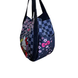 Hello Kitty Sakura Black & Pink Cherry Blossom Design Tote Bag Sz L